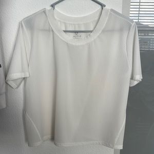 Legend white see through top